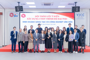 HỘI THẢO LẤY Ý KIẾN XÂY DỰNG CTĐT TRÌNH ĐỘ ĐẠI HỌC VỀ KINH DOANH SÁNG TẠO VÀ CÔNG NGHIỆP VĂN HÓA (CREATIVE BUSINESS AND CULTURAL INDUSTRY)